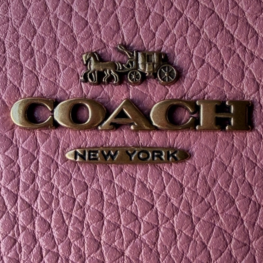 🌸❤️🌸 COACH PINK WRISTLET WITH FLORAL EMBELLISHMENT 🌸❤️🌸 - Picture 12 of 16